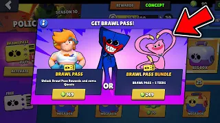 🎁Huggy Wuggy in Brawl Stars! New Update (concept)🙈