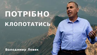 ПОТРІБНО КЛОПОТАТИСЬ | ВОЛОДИМИР ЛЕВИК