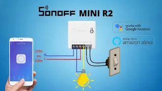 Sonoff mini R2  - instalação e pareamento sem enrolação