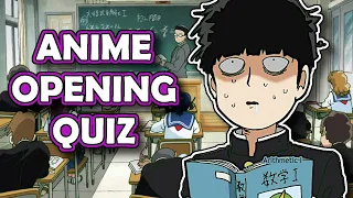 RAPID FIRE Anime Opening Quiz (70 Openings)