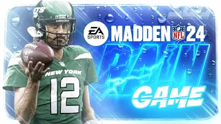 Madden 24 RAIN Gameplay! FULL GAME! Jets vs Giants