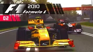 КАРЬЕРА F1 2010 #2 - БОЕВАЯ ГОНКА И ПЕРВОЕ ДОСТИЖЕНИЕ