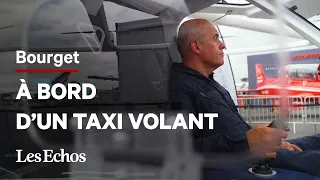 A bord du Volocity, le seul taxi volant à survoler le salon du Bourget