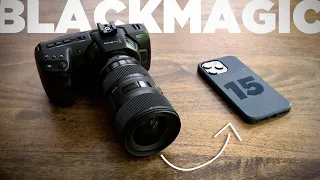 Blackmagic App & Apple LOG vs Blackmagic Cinema Camera