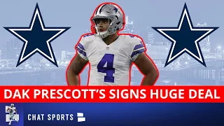 Dallas Cowboys Sign QB Dak Prescott | Contract Details: 4-Year, $160 Million Deal