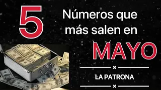 LOS 5 NÚMEROS QUE MÁS SALEN EN MAYO 2022 , EN CUALQUIER LOTERÍA ( LA PATRONA )