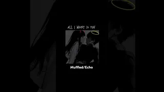 All I want is you || Muffled/Echo