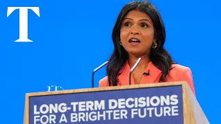 Rishi Sunak's wife, Akshata, makes surprise speech at Tory conference