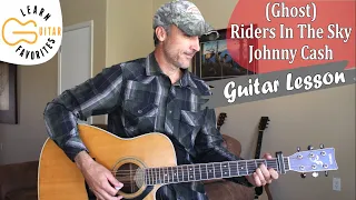 (Ghost) Riders In The Sky - Johnny Cash | Guitar Tutorial