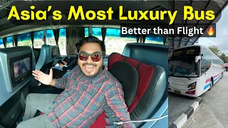 Phuket to Bangkok in FIRST CLASS Bus | Asia’s Most LUXURY | COMPLIMENTARY Snacks and Dinner 🔥