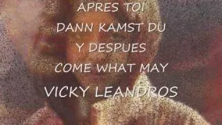 Y DESPUES  / APRES TOI / Vicky Leandros ---Βίκυ Λέανδρος