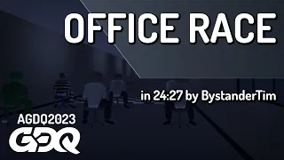 Office Race by BystanderTim in 24:27 - Awesome Games Done Quick 2023