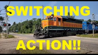 How This Railroad Switches A North Facing Spur On A Southbound Train... #trains | Jason Asselin