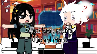 ♡Zoldyck Family react to Killua and friends♡ ◇Lots of errors◇