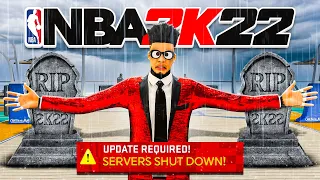 I RETURNED for the LAST DAY of NBA 2K22 EVER..(Servers Shutdown)