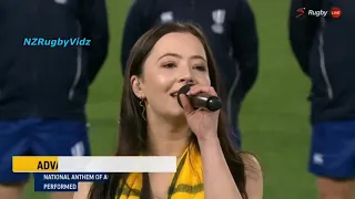 All Blacks vs Wallabies Bledisloe Game 1 2021 National Anthems