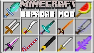 mostrando um mod do minecraft espada lendária dos Deuses