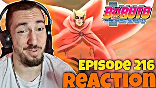 NARUTO unlocks NEW FORM🔥🔥 Blind Reaction | Boruto Episode 216