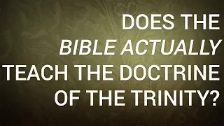 Does the Bible Actually Teach the Doctrine of the Trinity?