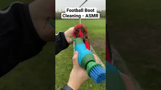 #ASMR Football Boot Cleaning #cleaning #shorts