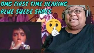 HOUND DOG & BLUE SUEDE SHOES ELVIS LIVE LAS VEGAS REACTION