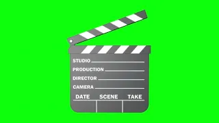 Clapper Board Green Screen Effect HD