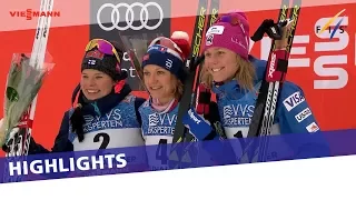 Highlights | Falla returns on top of the podium in Lillehammer Sprint | FIS Cross Country