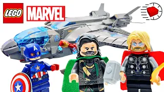 LEGO Marvel The Avengers Quinjet SPEED BUILD 2023