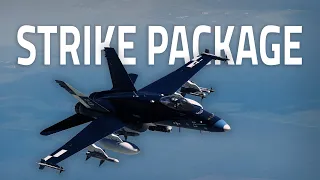 DCS F/A-18 STRIKE PACKAGE ON BUDDYSPIKE