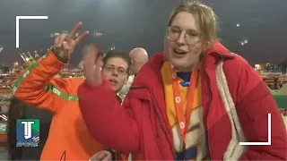 WATCH: Dutch fans go from HAPPINESS to SADNESS after LOSS against Argentina