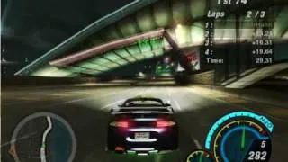 Need For Speed Underground 2 - Give It All in Mitsubishi Eclipse High-way race