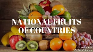 NATIONAL FRUITS of different countries||Aditya 8239