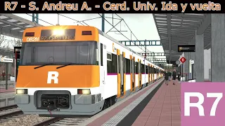 Rodalies de Cataluña - R7 - Introducción + Cab ride ida y vuelta