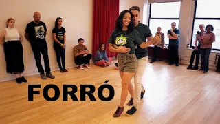 Victor Maia & Pamela Barron forro dance demonstration at NY festival