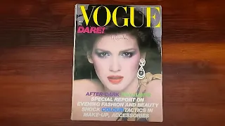 1979 April ASMR Magazine Flip Through: British Vogue w Gia Carangi Kelly LeBrock