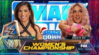 Raquel Rodriguez vs. Dakota Kai WWE SmackDown WWE2K23 Universe Mode