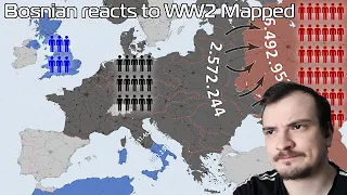 Bosnian reacts to the BEST WW2 MAP VIDEO