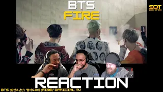 1st Time American's And A Brit React To BTS (방탄소년단) '불타오르네 (FIRE)' Official MV | StayingOffTopic