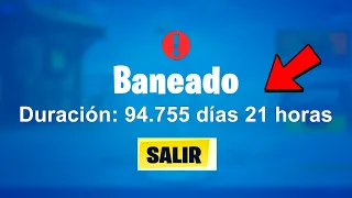 Intenté Ser BANEADO Durante 24 Horas en Fortnite...