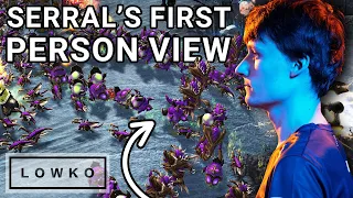 StarCraft 2: SUPER HIGH APM - Serral's First Person Camera vs GuMiho!