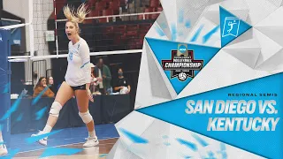 San Diego vs. Kentucky: 2022 NCAA volleyball regional semis highlights