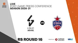 Press Conference - LDLC ASVEL / CSKA Moscou
