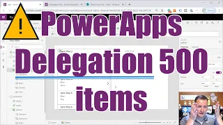 PowerApps Delegation and the 500 item limit