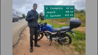 viagem de moto para Bahia/Sérgipe parte 3 (cg160 /saída de praia grande SP ao nordeste/ 2021)