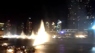 Dubai Burj Khalifa Water Dance Jan' 2016 took from my phone