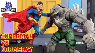 Superman Stop Motion- Superman Vs Doomsday [Stop Motion Film]