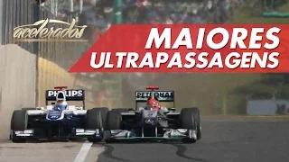 TOP-5: AS MAIORES ULTRAPASSAGENS DO RUBINHO BARRICHELLO - ACELELISTA #8 | ACELERADOS