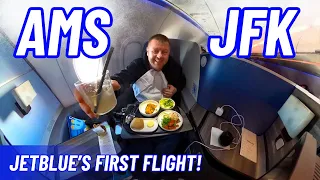 Jetblue's FIRST FLIGHT Amsterdam - JFK (+ luxury Mint Studio Review)