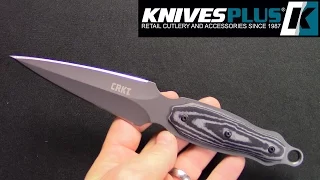 CRKT Shrill 2075 Double-Edge Knife "Walk-Around" - Knives Plus