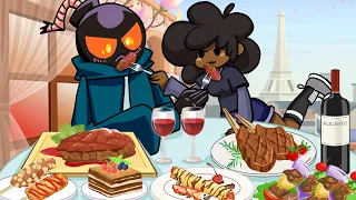 FRIDAY NIGHT FUNKIN’ Whitty Propose Carol LUXURY DINNER MUKBANG- FNF ANIMATION MUKBANG